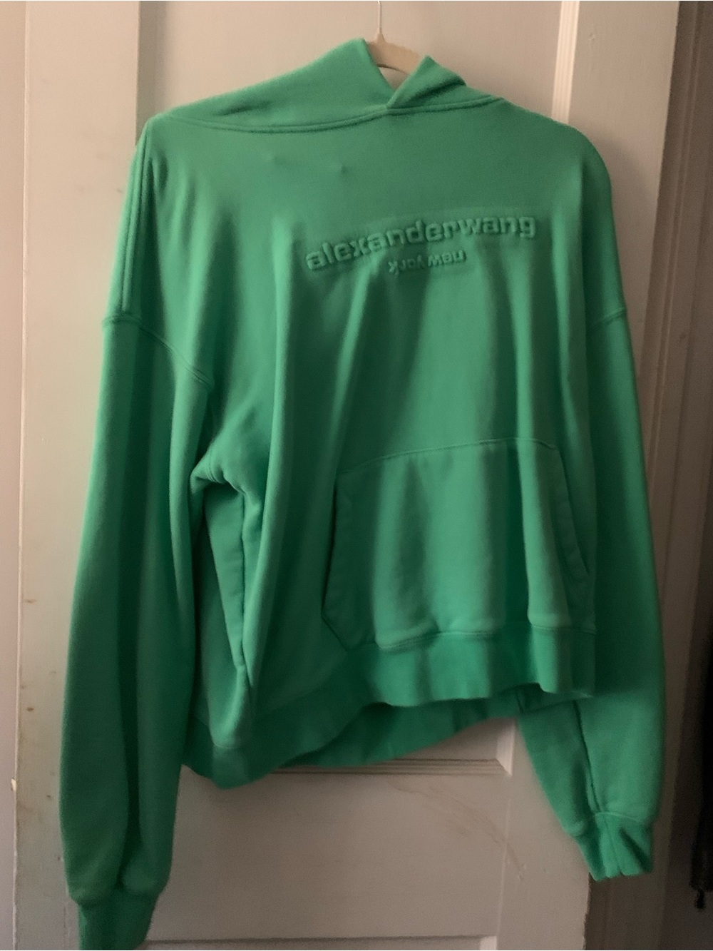 Alexander Wang embossed hoodie